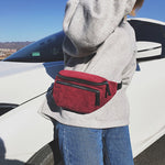 Load image into Gallery viewer, corduroy Waist Bag designer Zipper Chest Bag Sport Canvas Fanny Pack Girl Waist Belt Bags Fashion Phone Waist Pack for women
