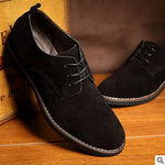 Load image into Gallery viewer, IMAXANNA Men Casual Shoes Men Genuine Leather Shoes Spring Men Flats Lace Up Male Suede oxfords Shoes Big size 48 Dropshipping
