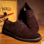 Load image into Gallery viewer, IMAXANNA Men Casual Shoes Men Genuine Leather Shoes Spring Men Flats Lace Up Male Suede oxfords Shoes Big size 48 Dropshipping
