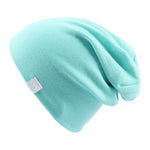Load image into Gallery viewer, Fashion Cute Solid Knitted Cotton Hats For Newborn Baby Children Autumn Winter Warm Earmuffs Colorful Crown Caps Skullies
