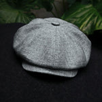 Load image into Gallery viewer, Casquette Four Seasons Cotton And Linen Black Men's Newsboy Hat Male Beret Men And Women Retro England Visor Big Head Cap BLM20
