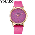 Load image into Gallery viewer, Luxury Brand Leather Quartz Women's Watch Ladies Fashion Watch Women Wristwatch Clock relogio feminino hours reloj mujer saati
