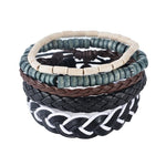Load image into Gallery viewer, 4-6PC Vintage Multilayer Leather Bracelet For Men Fashion Braided Handmade Rope Wrap Bead Charm Woven Bracelets Male Gift

