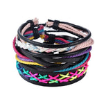 Load image into Gallery viewer, 4-6PC Vintage Multilayer Leather Bracelet For Men Fashion Braided Handmade Rope Wrap Bead Charm Woven Bracelets Male Gift

