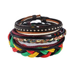 Load image into Gallery viewer, 4-6PC Vintage Multilayer Leather Bracelet For Men Fashion Braided Handmade Rope Wrap Bead Charm Woven Bracelets Male Gift
