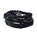 Load image into Gallery viewer, 4-6PC Vintage Multilayer Leather Bracelet For Men Fashion Braided Handmade Rope Wrap Bead Charm Woven Bracelets Male Gift
