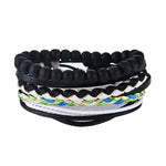 Load image into Gallery viewer, 4-6PC Vintage Multilayer Leather Bracelet For Men Fashion Braided Handmade Rope Wrap Bead Charm Woven Bracelets Male Gift
