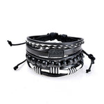 Load image into Gallery viewer, 4-6PC Vintage Multilayer Leather Bracelet For Men Fashion Braided Handmade Rope Wrap Bead Charm Woven Bracelets Male Gift
