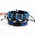 Load image into Gallery viewer, 4-6PC Vintage Multilayer Leather Bracelet For Men Fashion Braided Handmade Rope Wrap Bead Charm Woven Bracelets Male Gift
