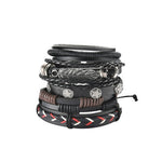 Load image into Gallery viewer, 4-6PC Vintage Multilayer Leather Bracelet For Men Fashion Braided Handmade Rope Wrap Bead Charm Woven Bracelets Male Gift
