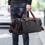 Load image into Gallery viewer, 2020 New Casual PU Leather Travel Duffel Bag  Large Capacity Travel Bags Men Messenger Handbags
