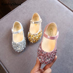 Load image into Gallery viewer, KushyShoo 2020 Spring New Children Shoes Girls Princess Shoes Glitter Children Baby Dance Shoes Casual Toddler Girl Sandals
