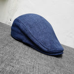 Load image into Gallery viewer, Double Wearing Style Men Hats Berets British Western Style Ivy Cap Classic Woman Vintage Cotton And Linen Beret BLM211
