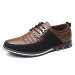 Load image into Gallery viewer, Merkmak Autumn Genuine Leather Men Casual Shoes Breathable lace-up Oxfords Dress Business Formal Wedding Party Big Size Shoes

