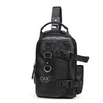 Load image into Gallery viewer, CAK New Multifunction Crossbody Sling Bag for Men Anti-theft Leather Shoulder Bags For iPad Male Waterproof Trip Chest Bag Pack

