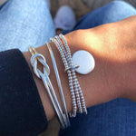 Load image into Gallery viewer, Modyle 5Pcs/set Bohemian Gold color Moon Leaf Crystal Opal Open Bracelet Set for Women Punk Boho Beach Bangle Jewelry Gift
