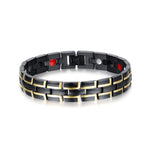 Load image into Gallery viewer, Health Magnetic Bracelet Male Stainless Steel Wrist Band Magnetic Bracelet Men Hand Chain Energy Bracelets for Men Dropshipping
