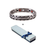 Load image into Gallery viewer, Health Magnetic Bracelet Male Stainless Steel Wrist Band Magnetic Bracelet Men Hand Chain Energy Bracelets for Men Dropshipping
