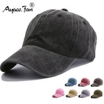 Load image into Gallery viewer, Solid Spring Summer Cap Women Ponytail Baseball Cap Fashion Hats Men Baseball Cap Cotton Outdoor Simple Vintag Visor Casual Cap
