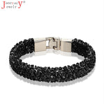 Load image into Gallery viewer, 2019 nouvelle mode 10 couleur cristal Bracelet CZ Bracelet femmes Bracelet meilleurs bijoux saint valentin présent Pulseira Masculina
