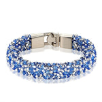 Load image into Gallery viewer, 2019 nouvelle mode 10 couleur cristal Bracelet CZ Bracelet femmes Bracelet meilleurs bijoux saint valentin présent Pulseira Masculina
