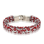 Load image into Gallery viewer, 2019 nouvelle mode 10 couleur cristal Bracelet CZ Bracelet femmes Bracelet meilleurs bijoux saint valentin présent Pulseira Masculina
