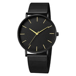 Load image into Gallery viewer, Men Watch Quartz Casual Watches Simple Metal Hour Reloj Quartz Watch Montre Mesh Stainless Steel erkek kol saati masculino clock
