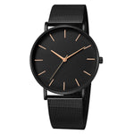 Load image into Gallery viewer, Men Watch Quartz Casual Watches Simple Metal Hour Reloj Quartz Watch Montre Mesh Stainless Steel erkek kol saati masculino clock
