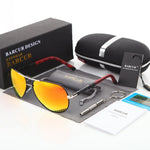 Load image into Gallery viewer, BARCUR Aluminum Magnesium Men's Sunglasses Men Polarized Coating Mirror Glasses oculos Male Eyewear Accessories For Men
