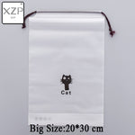 Load image into Gallery viewer, Xzp gatos cosméticos saco de viagem caso de maquiagem feminina corda compõem banho organizador de armazenamento bolsa de higiene pessoal lavagem beaut kit
