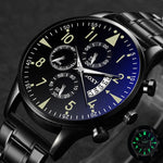 Load image into Gallery viewer, Quartz Wristwatch Luminous SOXY Men's Watches Classic Calendar Mens Business Steel Watch relogio masculino Popular saati hours
